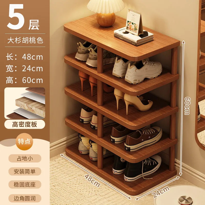 Organizer Shelf Shoe Rack Designs Space Saving Luxury Minimalist Shoes Organizers Narrow Corridor Storage Modern Home Furniture