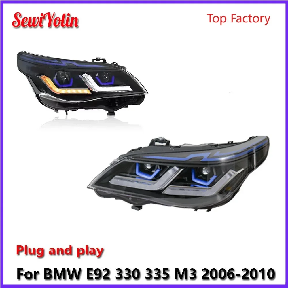 

Car Accessories Headlights Led For BMW 5 Series E60 2003-2010 LED DRL Fog Trailer Lamps Turning Signal Voiture Plug And Play