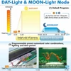 60-105CM 원격 제어 수족관 조명 타이머 전체 스펙트럼 물고기 탱크 빛 날씨 모드 RGBW LED 램프 수생 식물 4