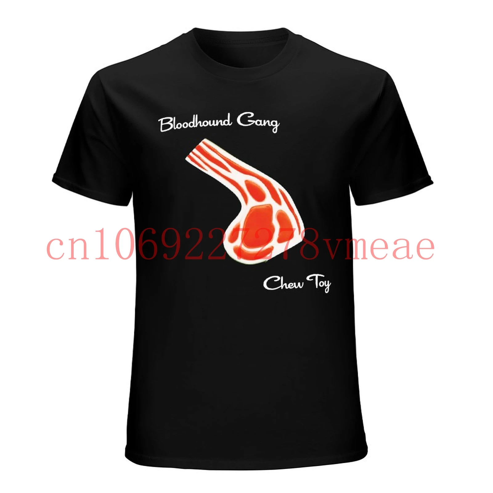 New Bloodhound Gang Chew Toy Single Album Cover Mens Black T-Shirt Size S-4XL