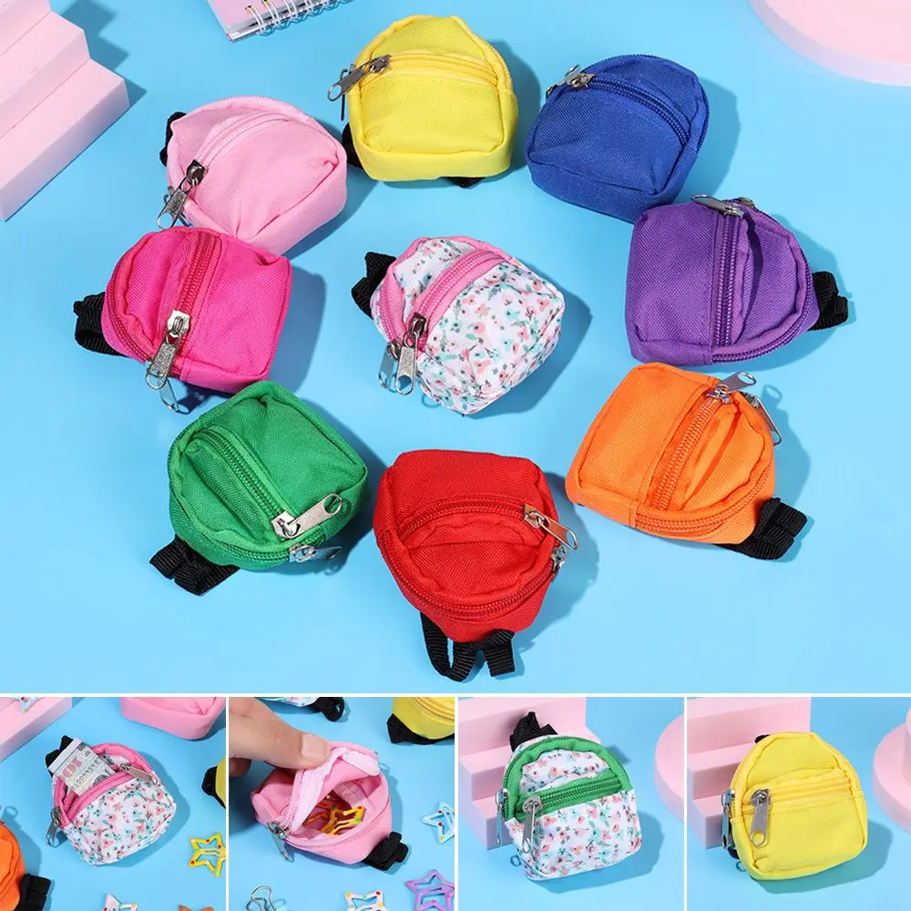 Fashion Haversack Keychain Mini Backpack Rucksack Doll Bag Travel Case