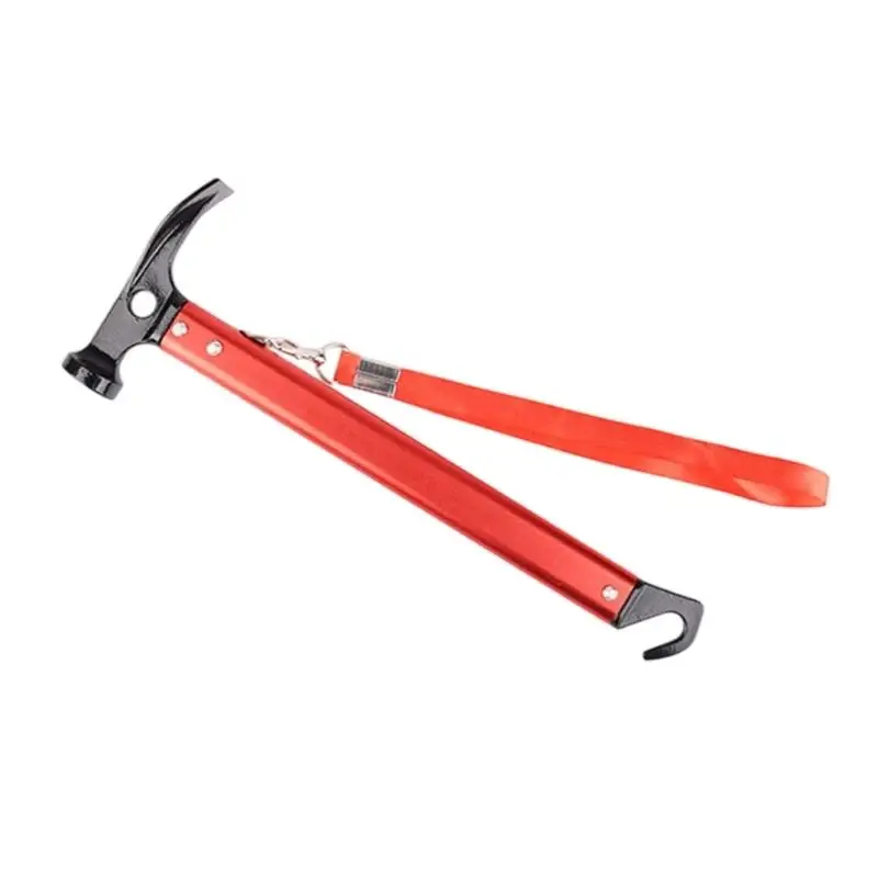 652F Outdoor Multifunctional Camping Mallets Tent Peg Puller Stake Nails Remover Tent Mallets Tent Peg Remover for Camping