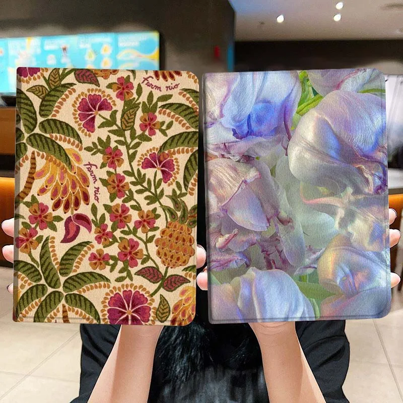 

Floral Leaf Pineapple Pattern Tablet Case For Lenovo Xiaoxin Legion Pad Tab Pro GT Y700 Gen4 2 11 P11 M10 K10 3rd Plus Gen Gift