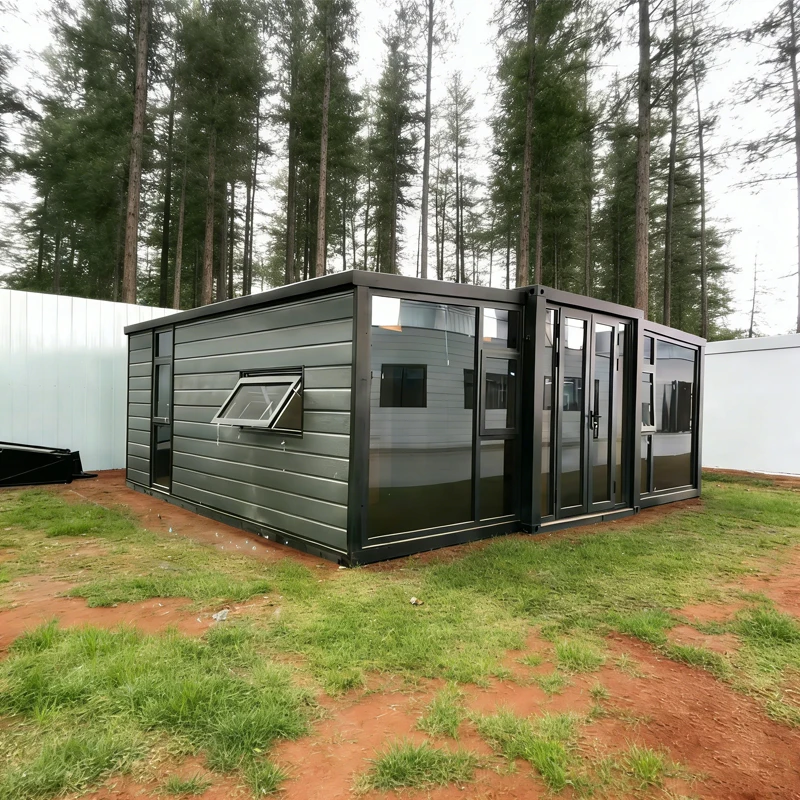 Expandable Container House Prefab Modular Home 20ft 40ft Luxury Container House for Living Office Airbnb Rental Use