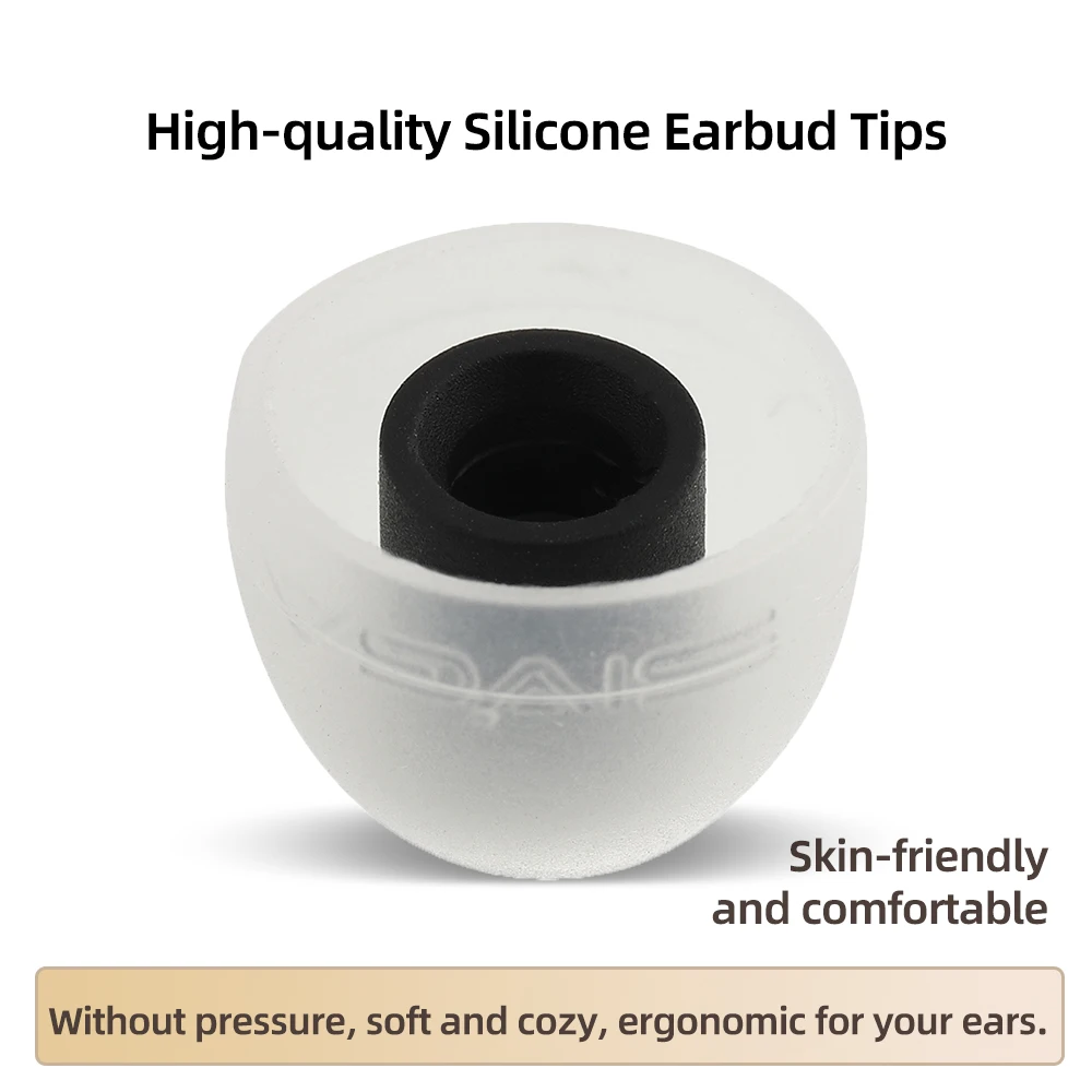 SIVGA High-quality In-ear Silicone Soft Replacement S/M/L Earphone Earbud Tips for Que (Six Pairs)