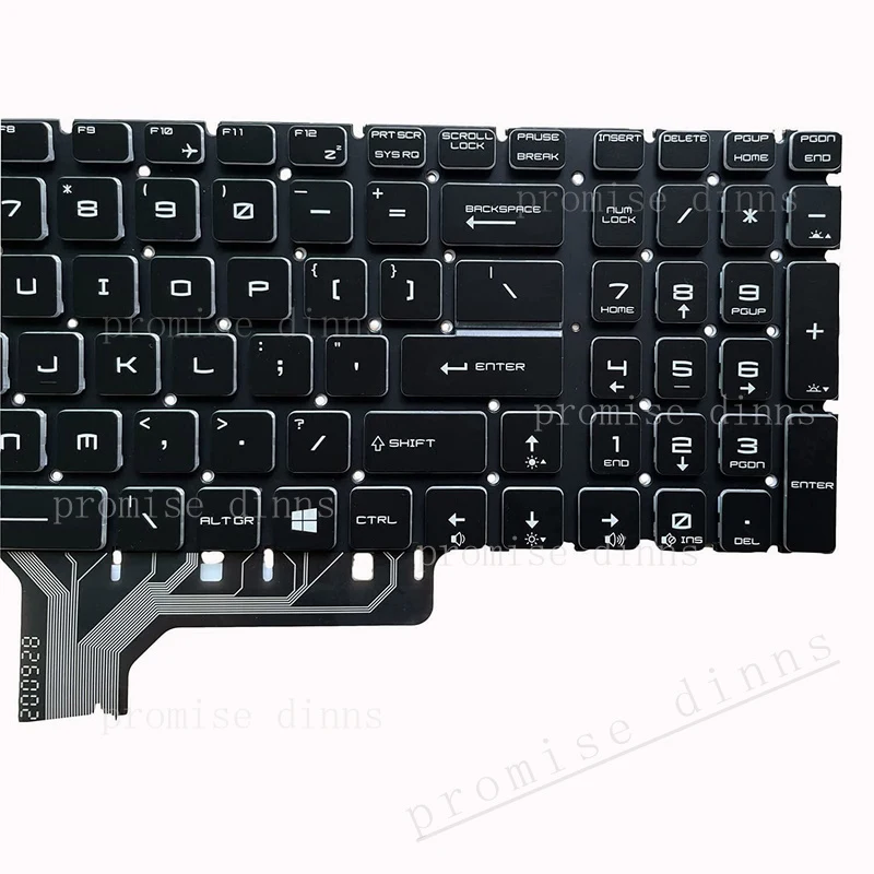 M  New for MSI MS-1781 MS-16J1 MS-16J2 MS-16JB MS-16J9 MS-16JC MS-16JD Backlit Keyboard