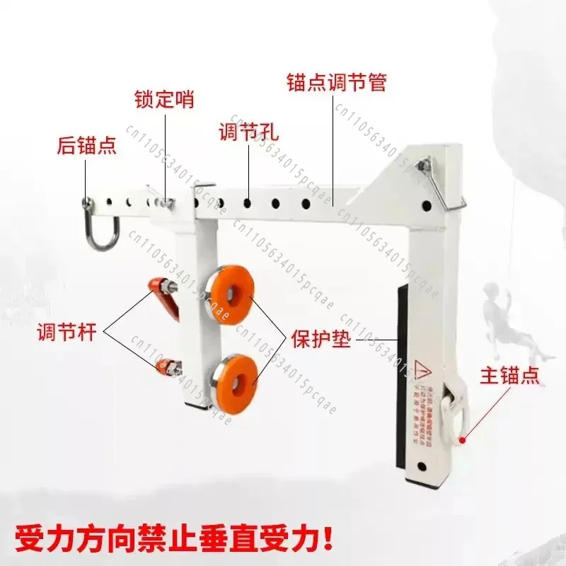 Reusable Railing Anchor Clamps Railing Adjustable Non-Penetrating Anchors