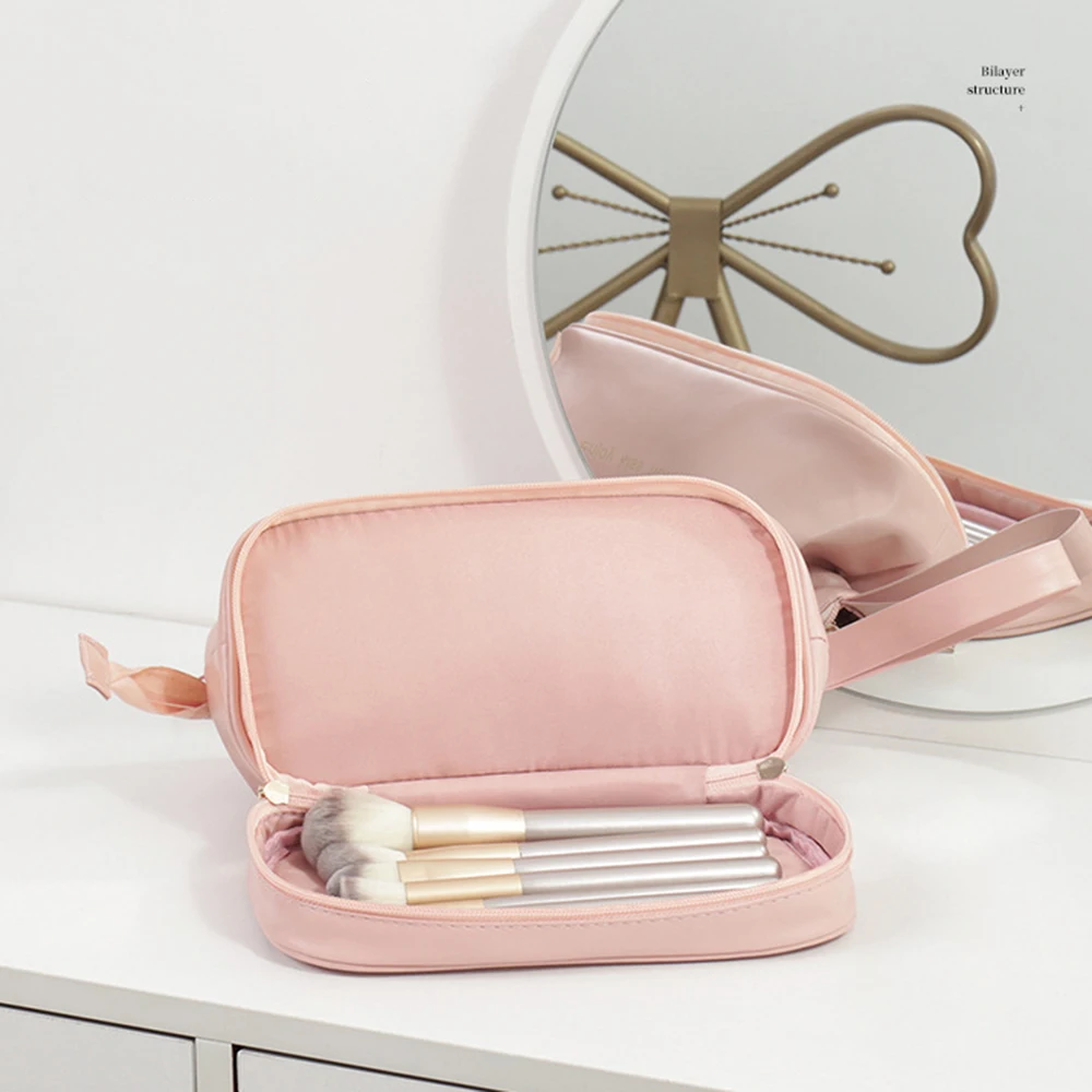 Ins Large-Capacity Women Cosmetic Bag Portable Travel Toiletries Organizer Female Storage Makeup Cases Drop Shipping