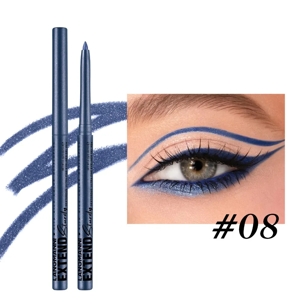 Fast Dry Green Glitter Waterproof Eyeliner Matte Finish Long Lasting Eyeshadow Stick Smudge Resistant Concealer Pen Daily Use