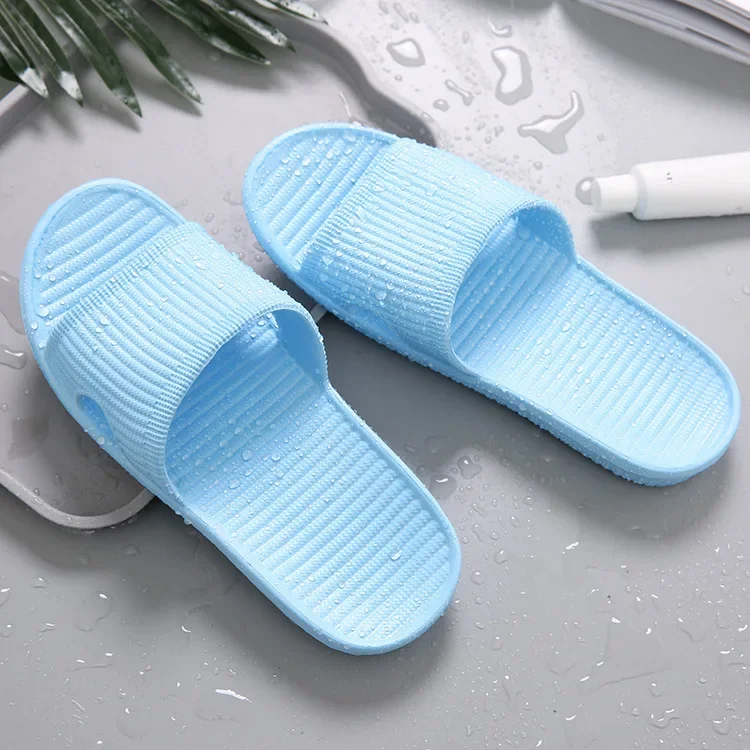 Bathroom Slippers Female Summer Indoor Antiskid Soft Plastic Couple Home Home Bath Shower Slippers Male