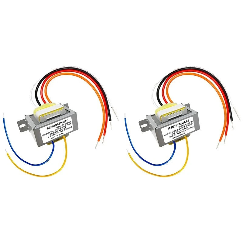 JHD 2X 24V 40VA Control Transformer With Foot Mount For HVAC Furnace,Primary Voltage 120/208/240V 50-60Hz Secondary 24V