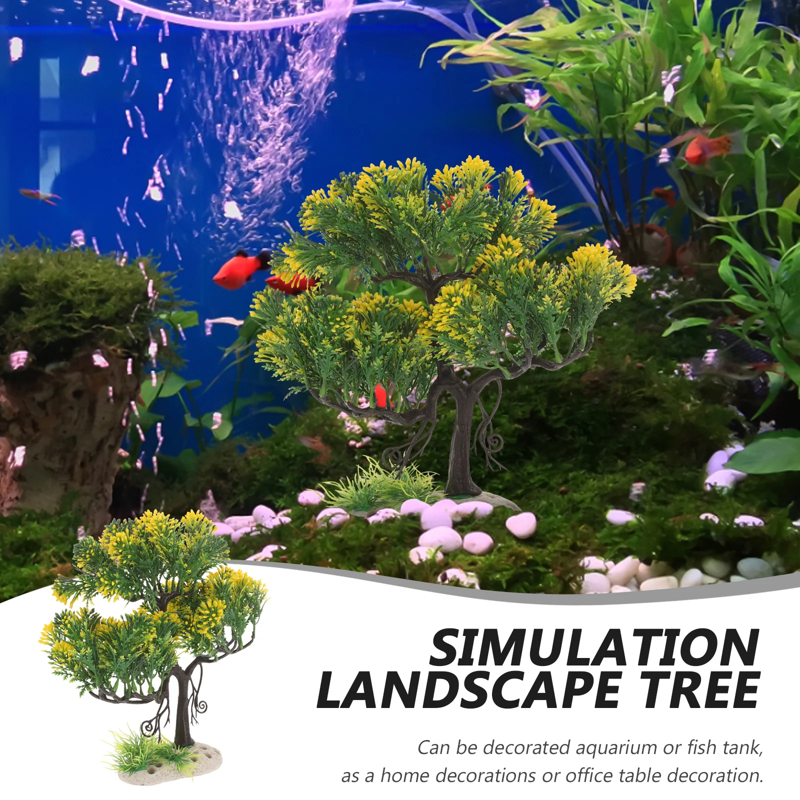 

Artificial Plant Decoration Fish Tank Aquatic Plants Aquarium Plastic Tree Trees for