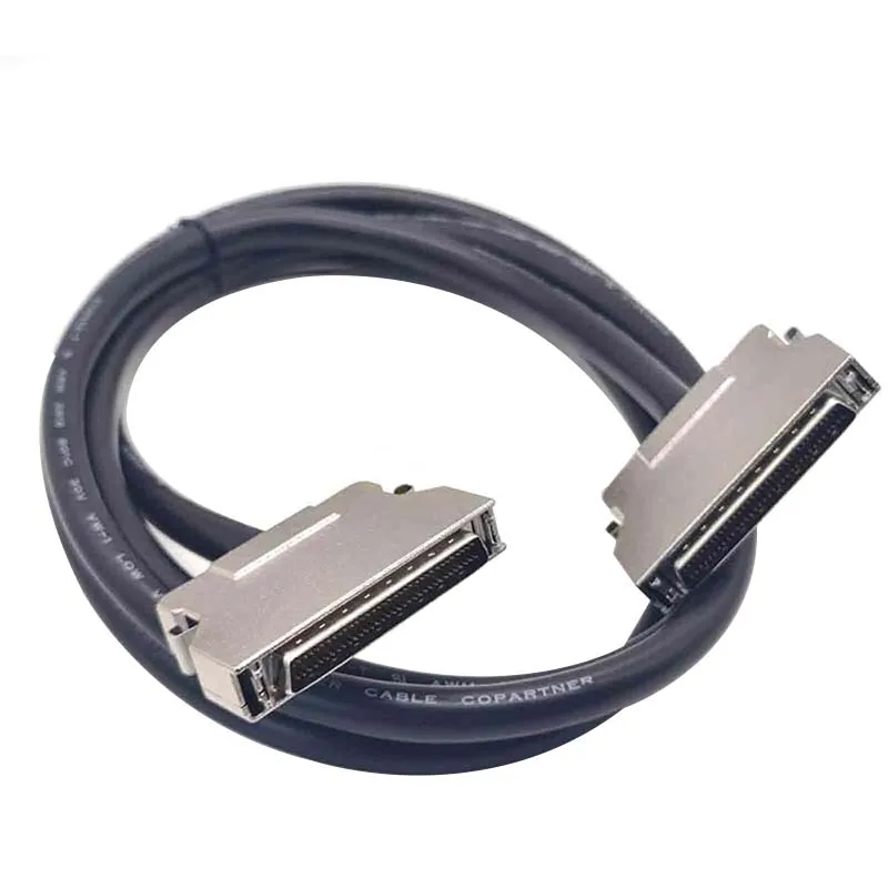 cavo-scsi-68-pin-hpdb-maschio-a-hpdb-68-pin-maschio-con-guscio-metallico-cavo-schermato-a-coppia-intrecciata-con-blocco-a-scatto-cablaggio-da-campo-2-metri