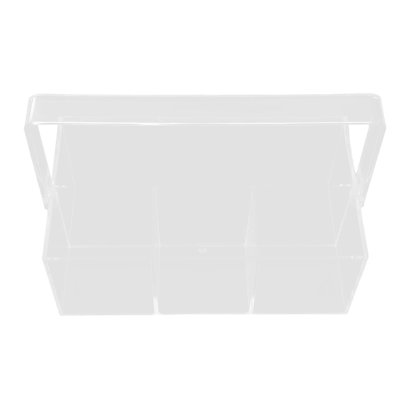 

Cutlery Storage Box Camping Tableware Kitchen Utensil Holder Divided Container Acrylic Organizers Fork Case Travel