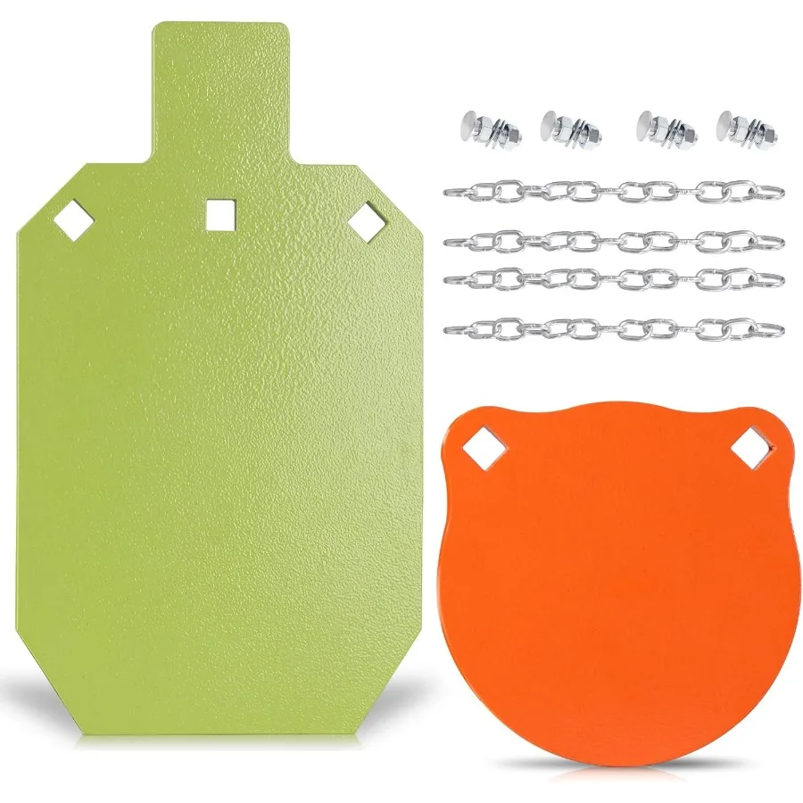 

AR500 Steel Shooting Targets LaserCut Metal Targets with HighVisibility Glow Neon Color for Reactive Range Shooting Application