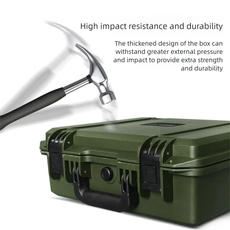 Military Green Tactical Box Professional Equipment Protection Box Waterproof UAV Camera Storage Box Multi-purpose Tool Boxes