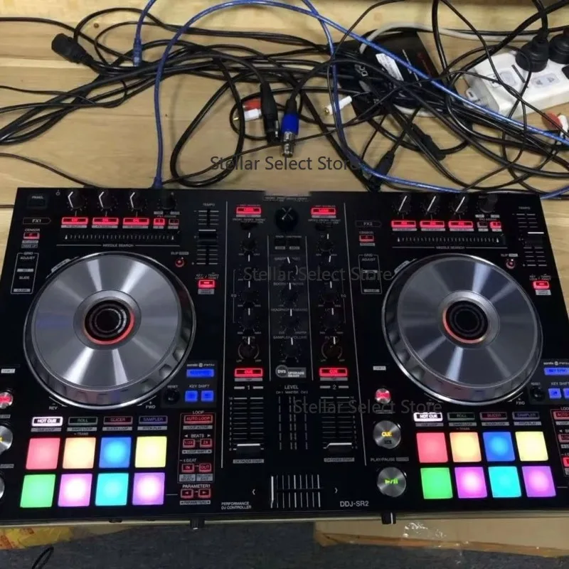 

Б/у профессиональная музыкальная консоль DJ-Pio DJ DDJ-SR2 4-канальный микшер с питанием для выступлений Бытовая электроника