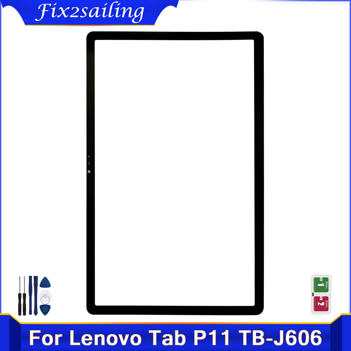 New Outer Touch Glass Screen For Lenovo Tab P11 TB-J606F TB-J606L J606 Front Glass Replacement Parts