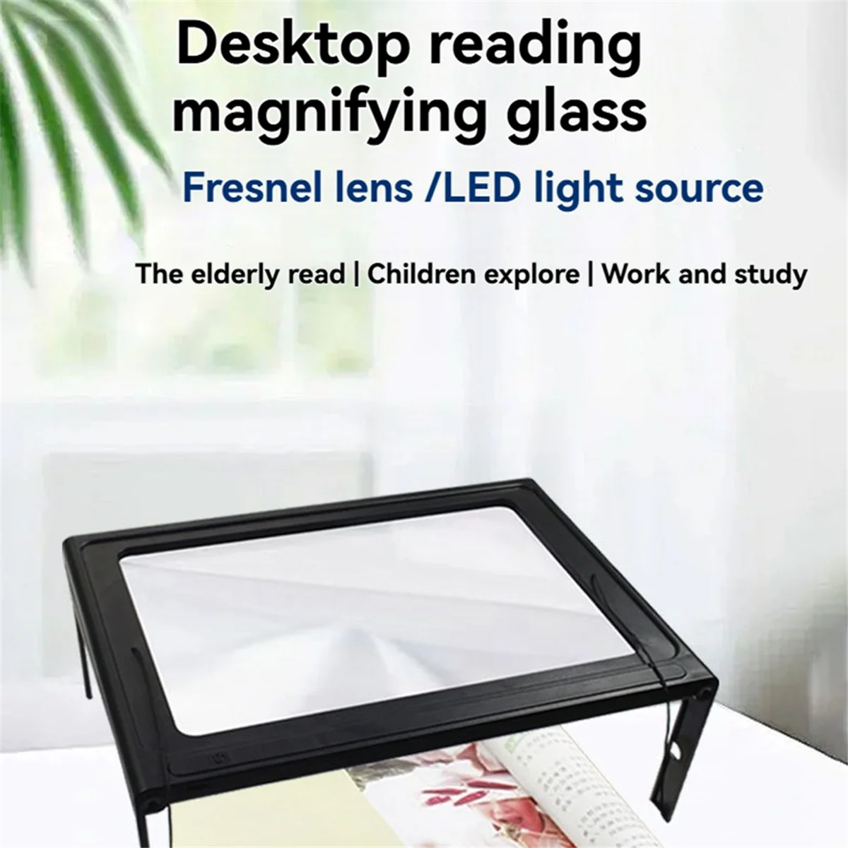 ABNJ Reading Magnifier 3X Larg - đánh giá và giá Magnifier With Light