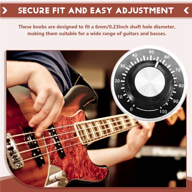 Fresh 30 Sets Of A03 Potentiometer Control Knobs And 0-100 Scale Plates Bakelite Knob Scale Plates Digital Potentiometer Set