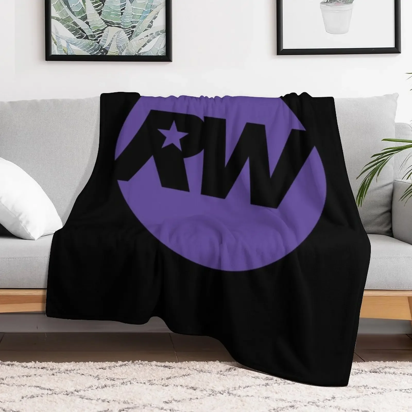 Robbie Williams Logo Classic Throw Blanket Decorative Sofas Custom christmas gifts wednesday Blankets