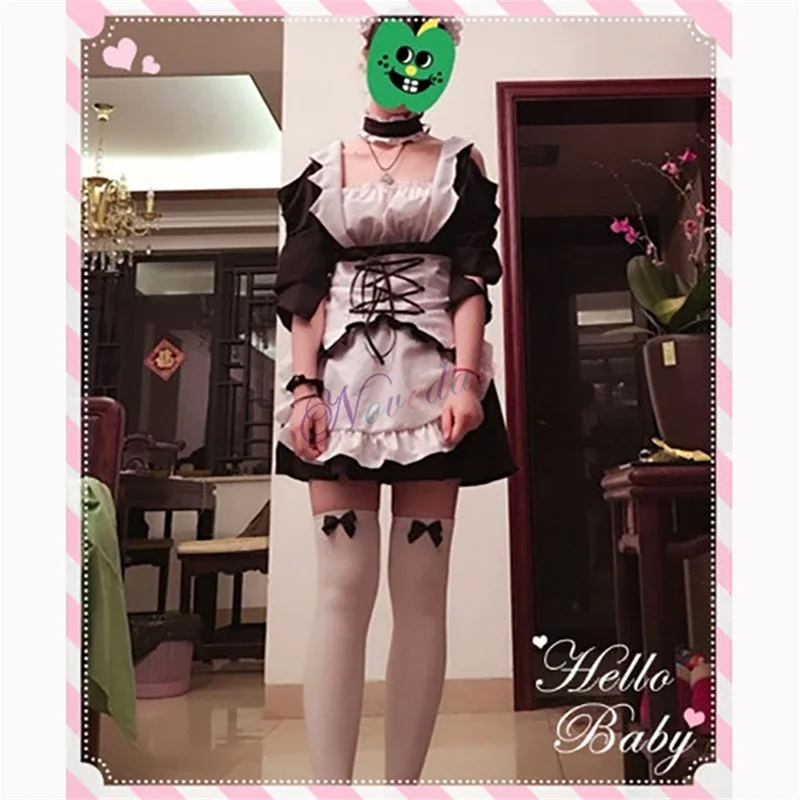 Kaichou Wa pokojówka Sama strój pokojówki jednolite przebranie na karnawał dla kobiet sukienka Lolita kostium anime Halloween Custom Make