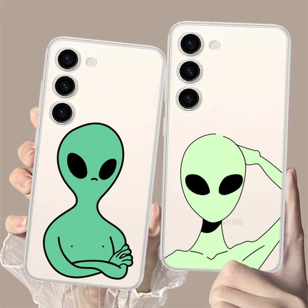 cartoon alien Phone Case for Samsung Galaxy S8 8S G950F G950 A91 A80 A73 5G A72