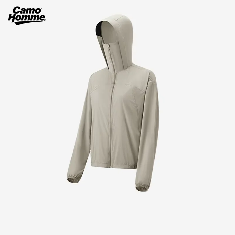 ฤดูร้อนป้องกันรังสียูวีเสื้อผ้าผ้าไหมน้ําแข็งครีมกันแดดแจ็คเก็ตระบายอากาศกลางแจ้ง Upf 50 + ครีมกันแดดผิวแห้งเร็วแสงและบางเสื้อผ้า