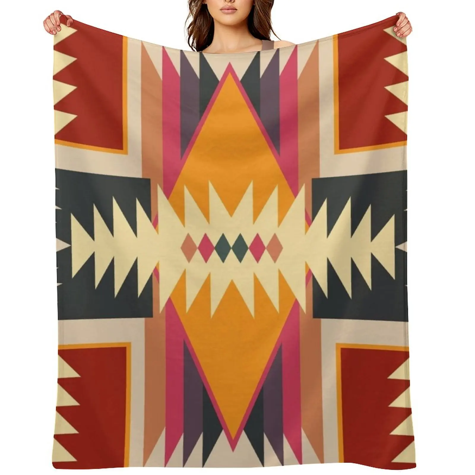 

Navajo Design Eight Throw Blanket for winter Summer Beddings Baby Summer Blankets