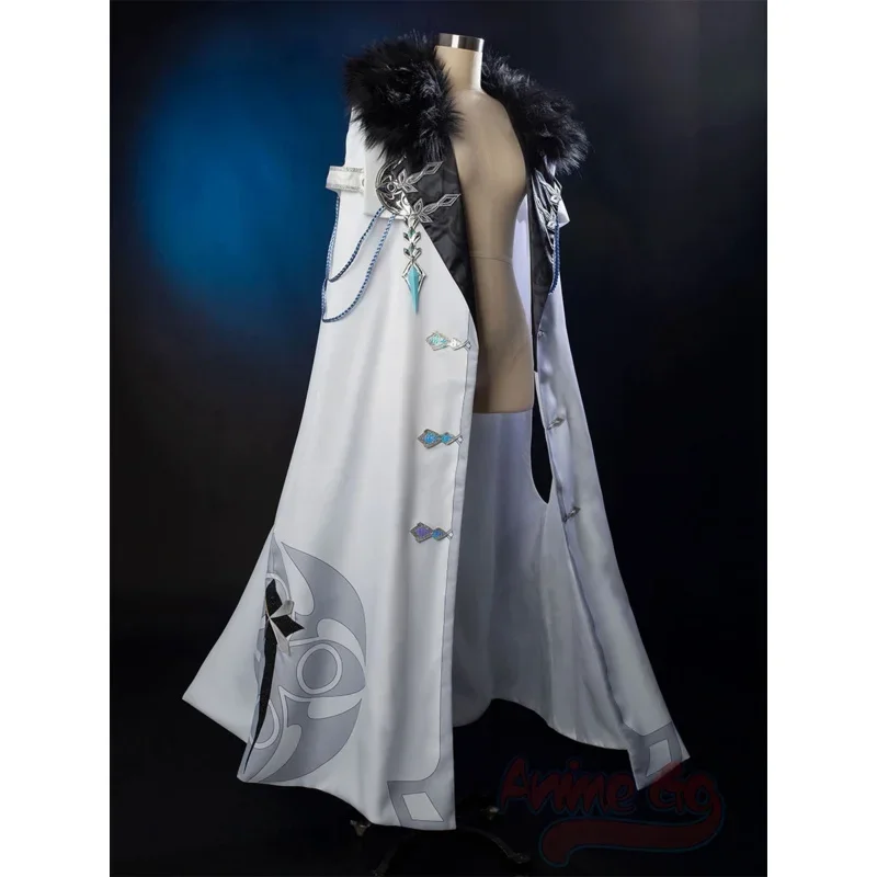 Game Genshin Impact Fatui Cosplay Costume Doctor Arlecchino The Captain Tartaglia Marionette Pulcinella Colombina Cloak C07575-A