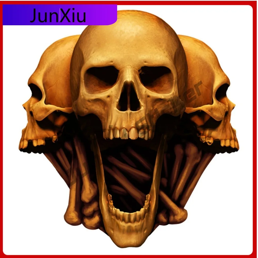 

Skull Skullbone Personalized Stickers Anti Scratch Decals Decorative Funny Decoration Suv Window Camping Car Sticker Camper Deca