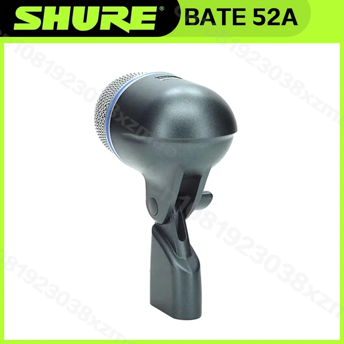 Shure BETA52A Professional Kick Drum Bass Instrument Microphone Stage Performance Live Recording Dynamic Microphone