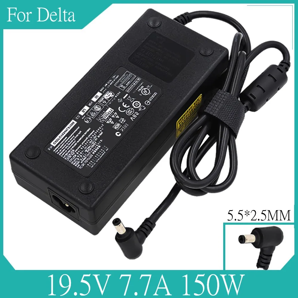 19.5V 7.7A 150W AC/DC Adapter for Delta MSI N17908 V85 R33030 Laptop Notebook PC Power Supply Cord Cable Battery Charger Mains