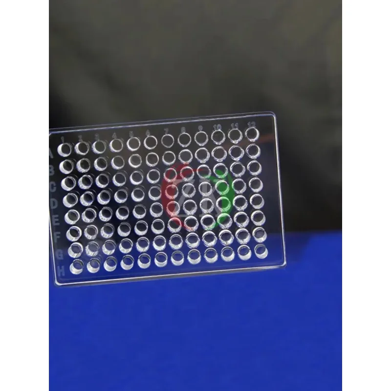 96 well quartz glass enzyme-linked immunosorbent assay plate (high temperature and corrosion resistance)