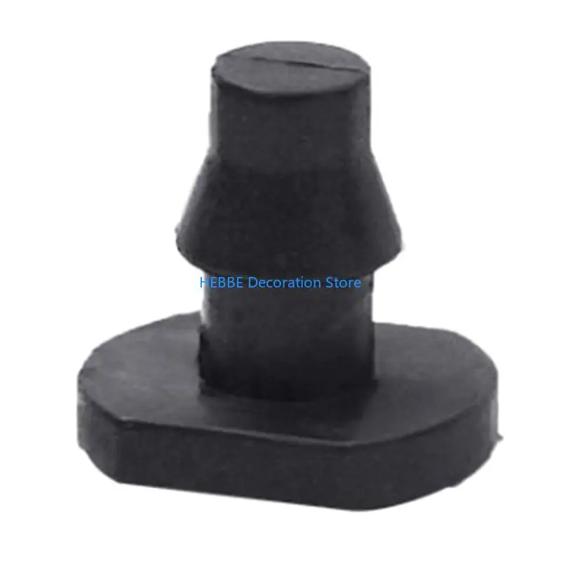 B0KC Black Hose End Plug Garden Irrigation Fittings for 4/7mm Cut Off Water Flowing