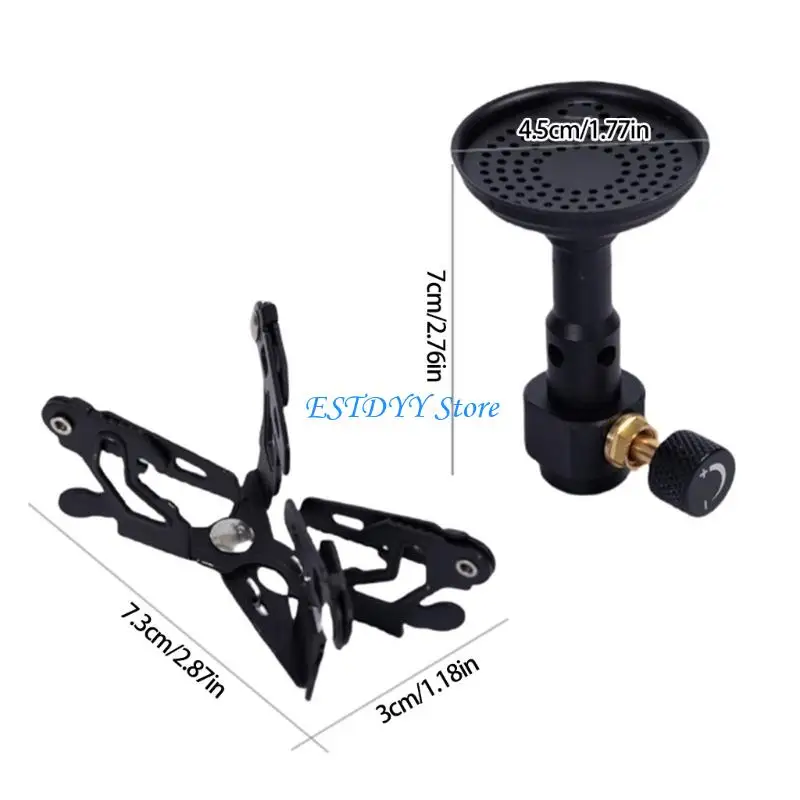 G6DE 삼각형 브래킷 가스 스토브 20kg 하중 베어링 방풍 디자인 캠핑 생존