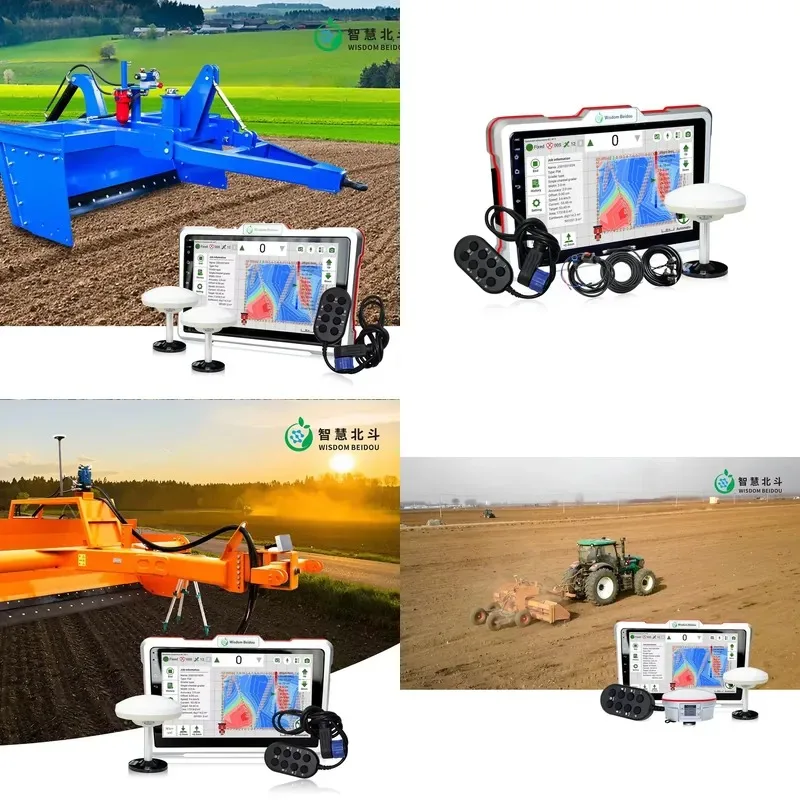 Hot Sale Agricultural Grader Scraper Double Control Leveling System Leveling Machine Land Leveler with CE Certification