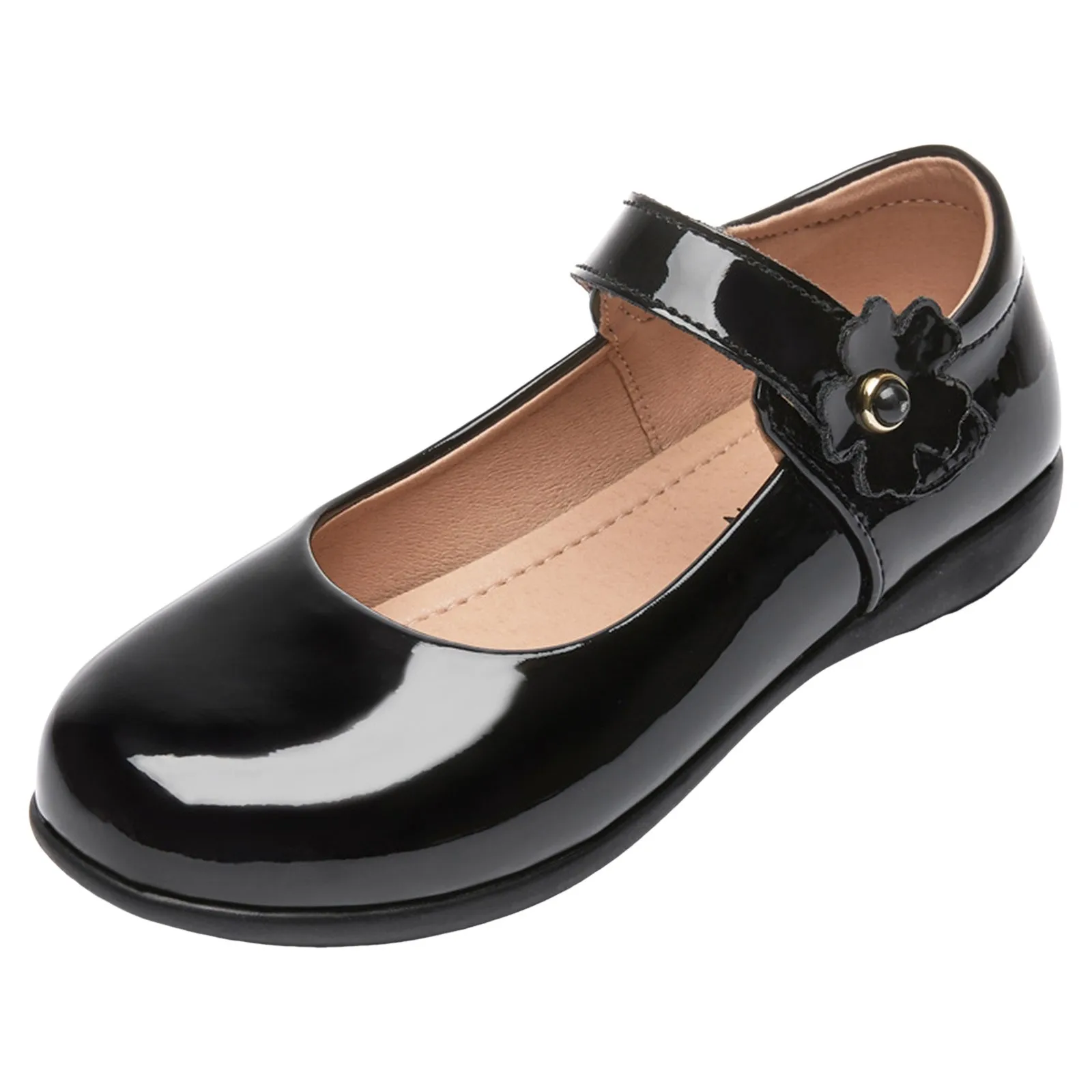 

Sneakers for Kids Girls Dress Shoes Mary Jane Double Straps High Heel Wedding Party For Little/Big Kids Girls Running Sneakers