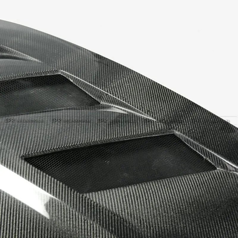 For 09 Onwards 370Z Z34 AMS Style Carbon Fiber Vented  Hood