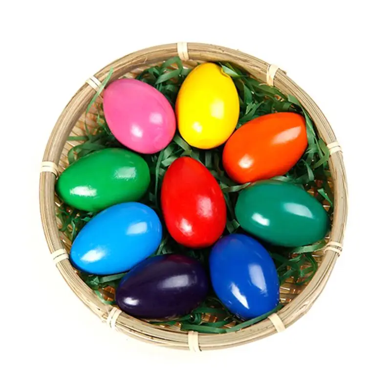 9 Colors Solid Egg Shape Crayons Non Toxic Washable Painting Drawing Wax for Baby Kids Educational Art Supplies