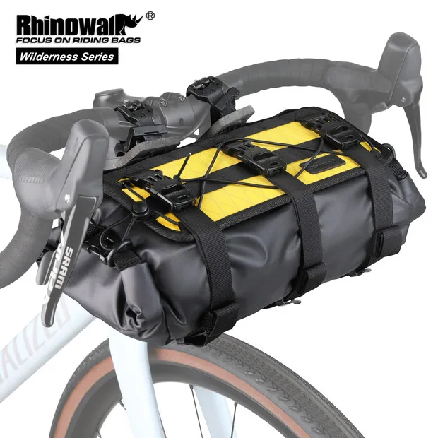 Rhinowalk Bicycle Handlebar Bag Waterproof 10L Bike Front Frame Bag Cycling Travel Luggage Bag Bike Accessories