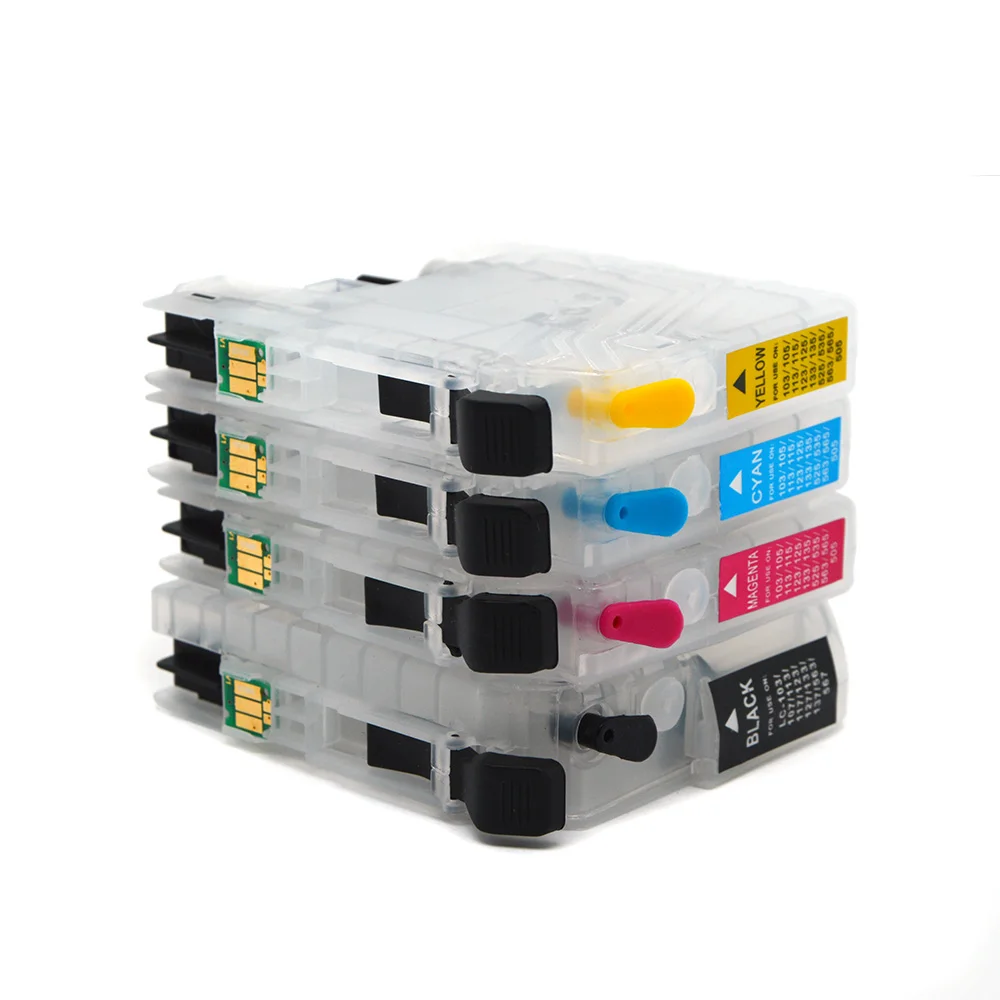 LC103 LC123 Refillable Ink Cartridge with ARC Chip for Brother DCP-J152W MFC-J245 J285DW J450DW J470DW J475DW J650DW J870 J875