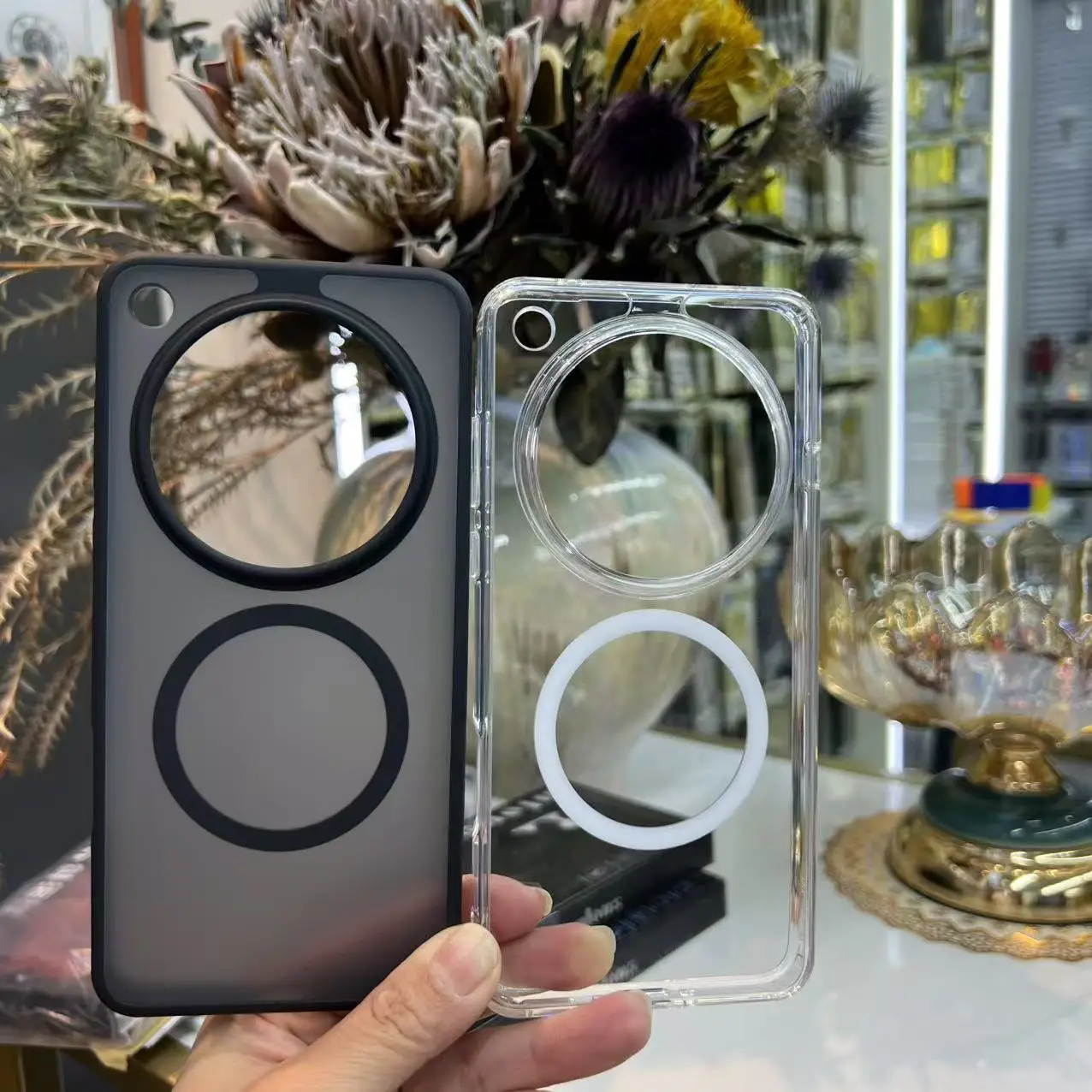 

Transparent Magnetic Moblie Phone Case for OPPO Find X8s Plus X8 Ultra X7 Pro Bare Machine Feeling Frosted Anti Drop Back Cover