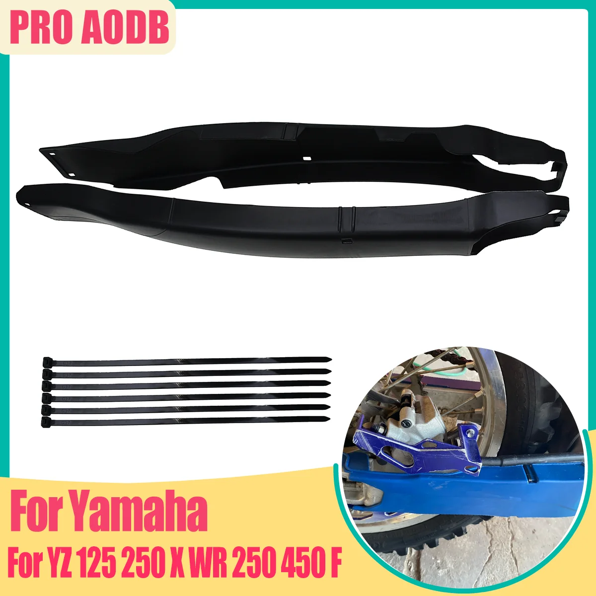 

For Yamaha YZ WR 2009-2024 Moto Swingarm Swing Arm Protector WR250F WR450F YZ125 YZ250 YZ250F YZ450F YZ125X 250X YZ250FX 450FX