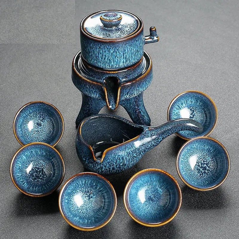 

High End Jianzhan Tea Cup Kung Fu Tea Set Ceramic Home Kung Fu Teapot