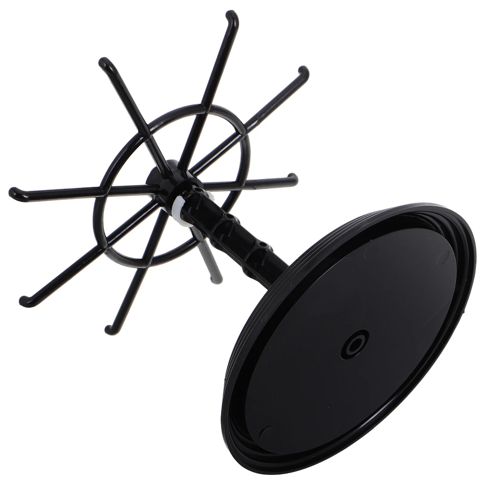 

Rotating Jewelry Storage Rack St for Keychains naments Hair Ties Black Display Desktop ganizer Bracelet Holder Small