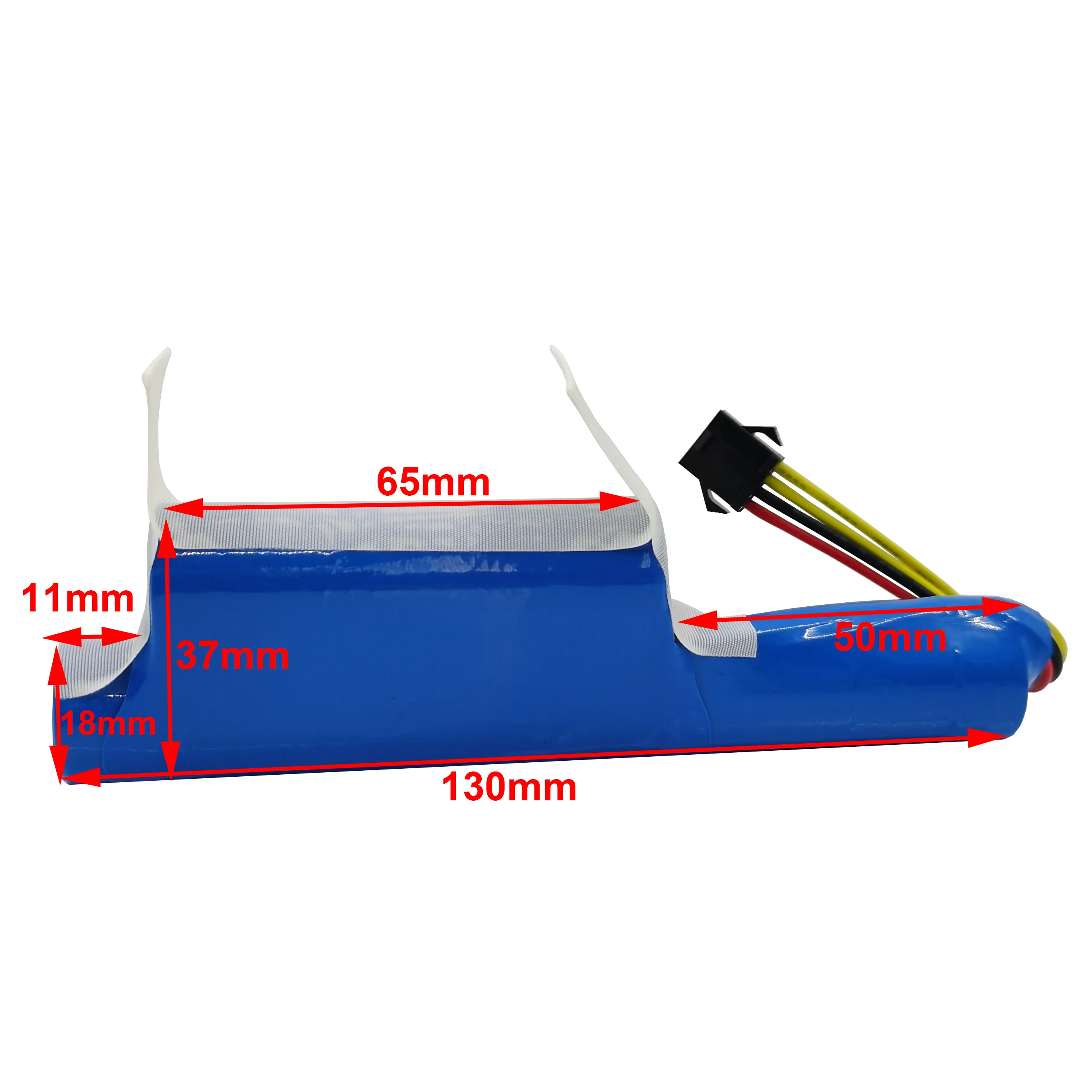 Imagem -02 - Li-ion Bateria Recarregável para Robô de Vácuo Redmond Rv-r150 Vileda Vr201 Petpro Bateria de Backup 10.8v 11.1v 2600mah 3500mah