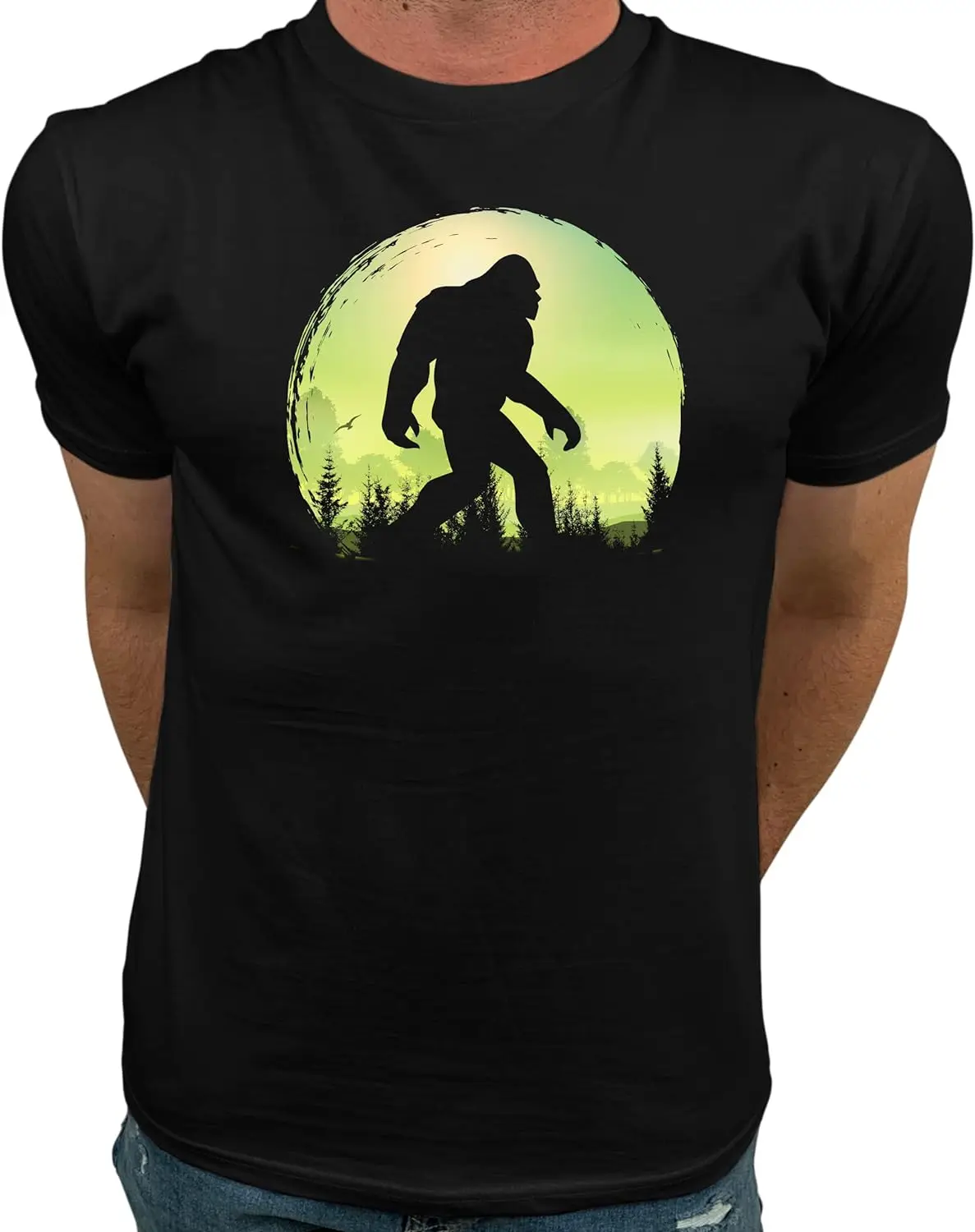 Market Trendz Bigfoot Hide and Seek Shirt Bigfoot T Shirts for Men | Bigfoot Gifts for Men Clothing  One Piece  Graphic T-shirts