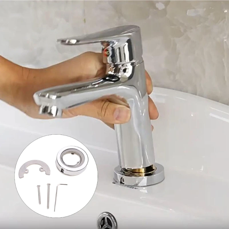 Kitchen Faucet Fixed Foot Screw Nut Wash Basin Thick Countertop-Fixed Base Dropshipping