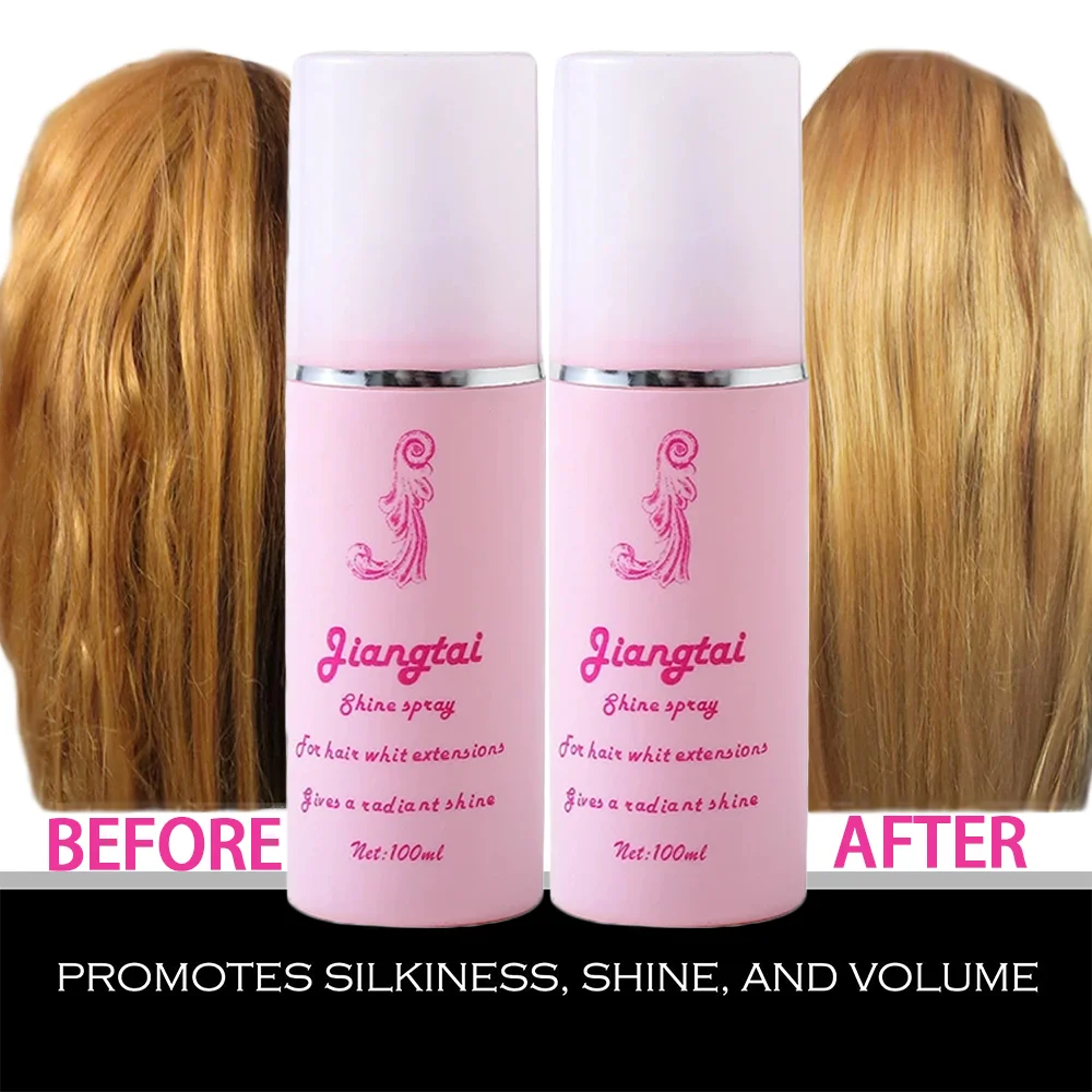 Synthetic Wig Spray Professional Wig Care Solution Spray Moisturizes&Replenishes Synthetic Wigs Easy Combing Reduce Frizz Static